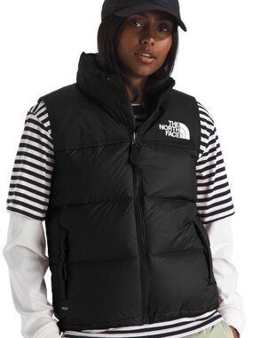 The North Face 1996 Retro Nuptse Black Quilted Down Vest